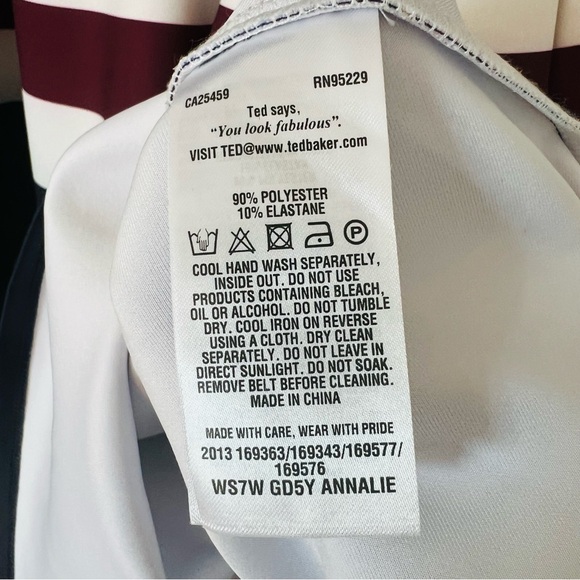 Ted Baker London Annalie Rowing Stripe Skater Dress - Picture 5 of 8